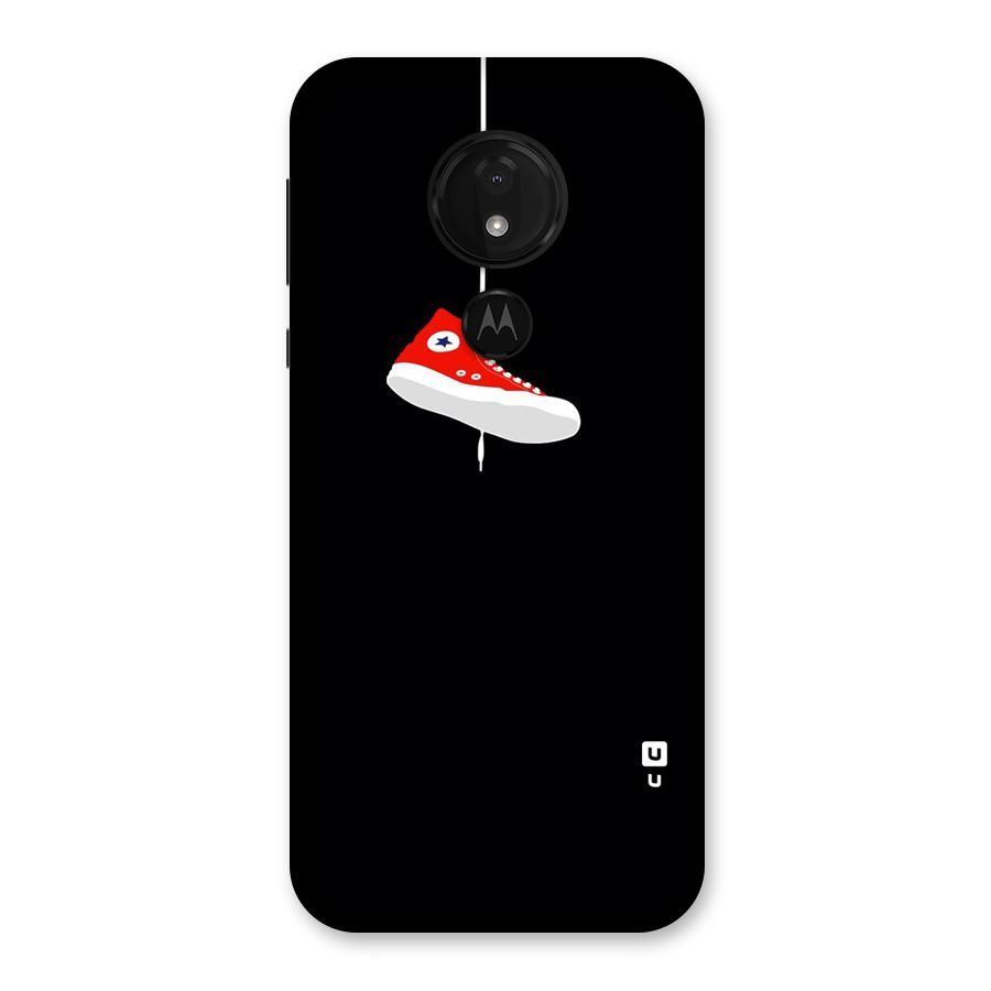 Red Shoe Hanging Back Case for Moto G7 Power