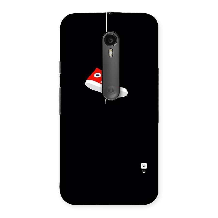 Red Shoe Hanging Back Case for Moto G Turbo