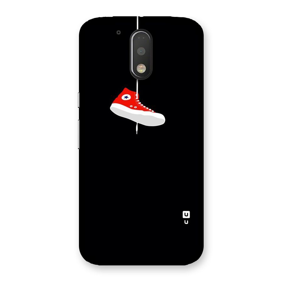 Red Shoe Hanging Back Case for Motorola Moto G4 Plus