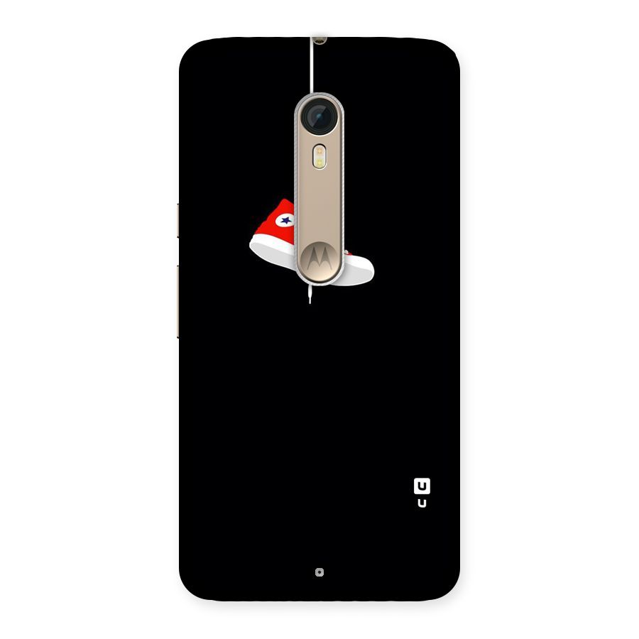 Red Shoe Hanging Back Case for Motorola Moto X Style