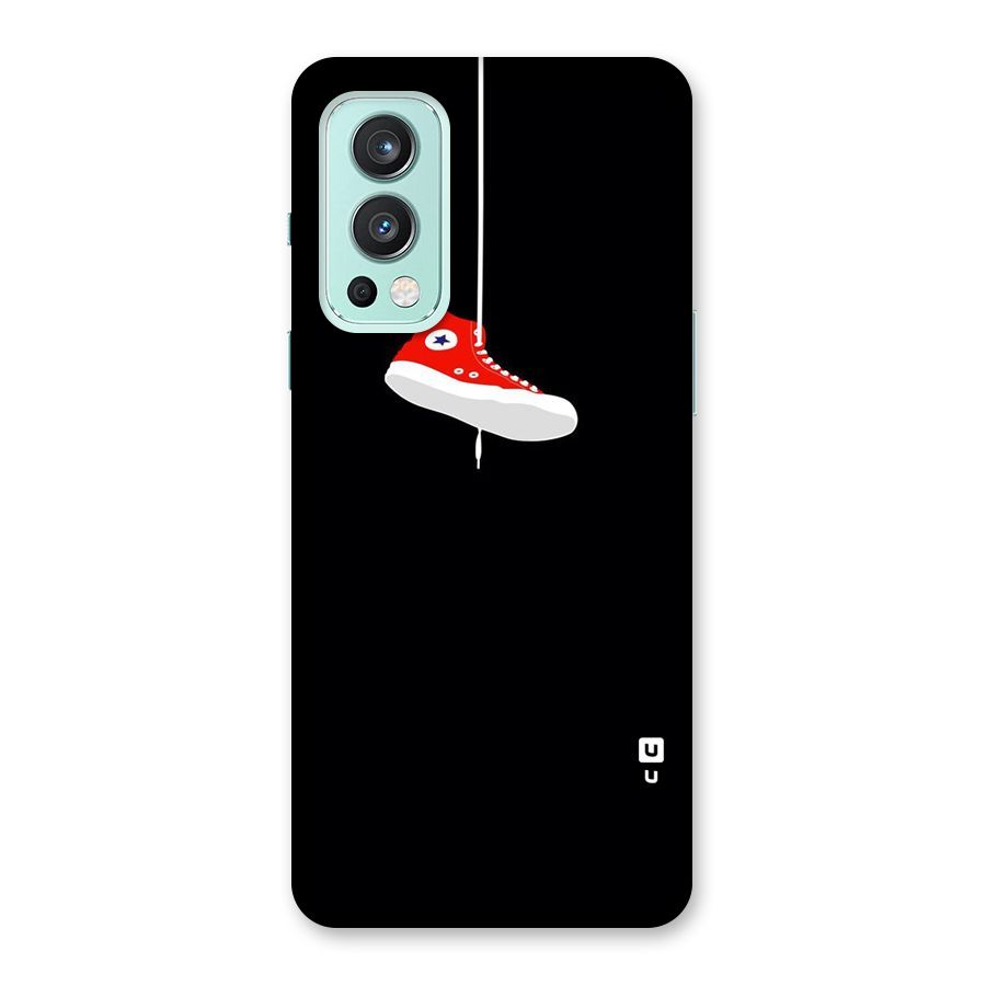 Red Shoe Hanging Back Case for OnePlus Nord 2 5G