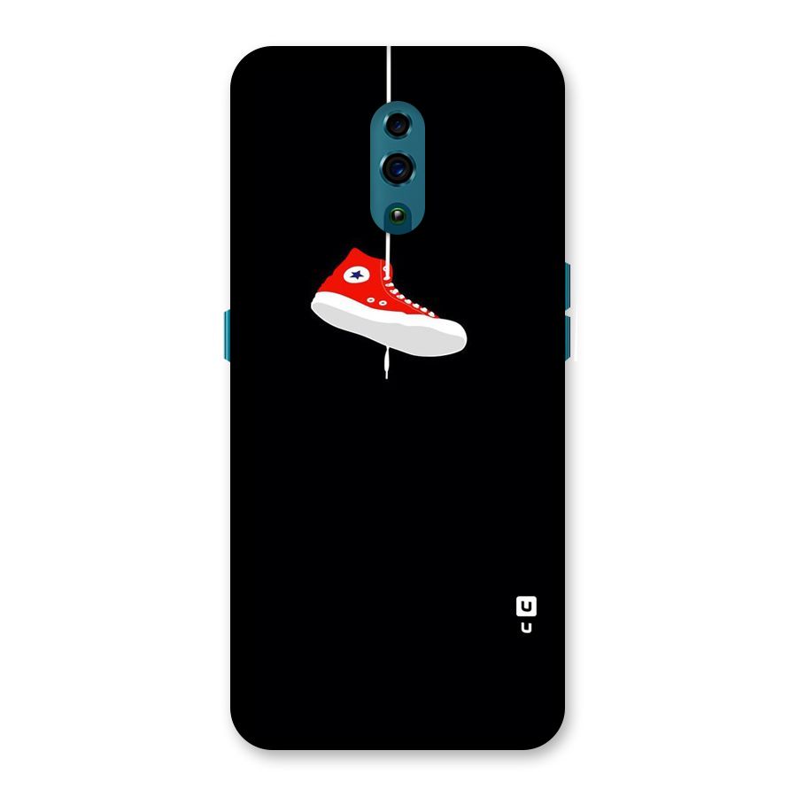 Red Shoe Hanging Back Case for Oppo Reno