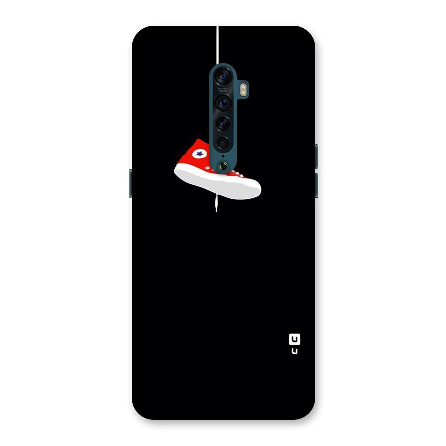 Red Shoe Hanging Back Case for Oppo Reno2