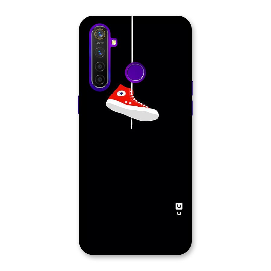 Red Shoe Hanging Back Case for Realme 5 Pro