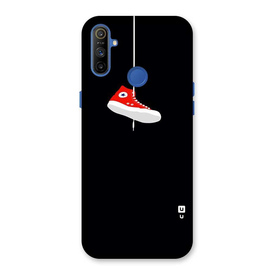 Red Shoe Hanging Back Case for Realme Narzo 10A