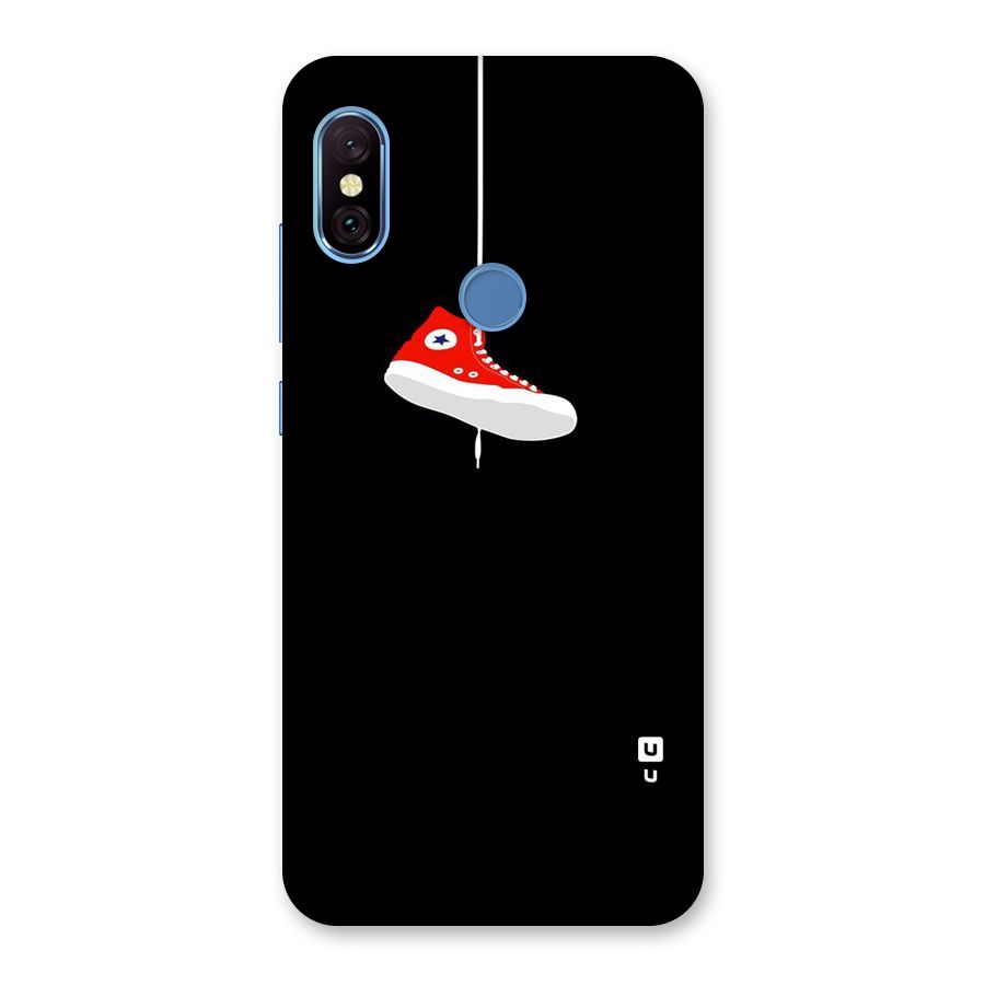Red Shoe Hanging Back Case for Redmi Note 6 Pro