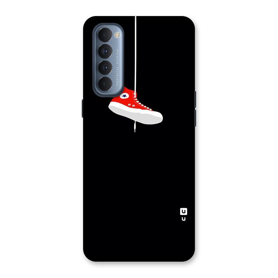 Red Shoe Hanging Back Case for Reno4 Pro
