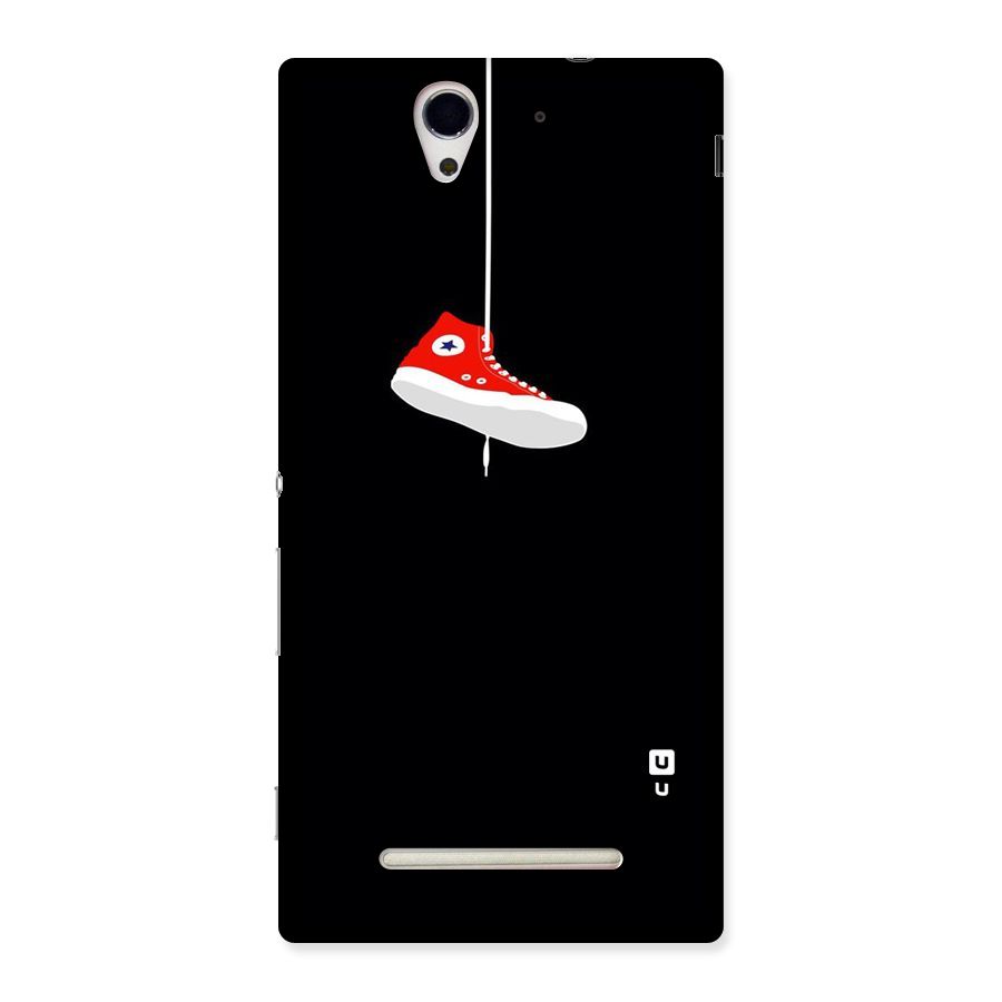 Red Shoe Hanging Back Case for Sony Xperia C3