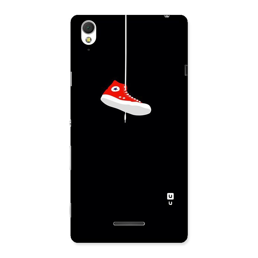 Red Shoe Hanging Back Case for Sony Xperia T3