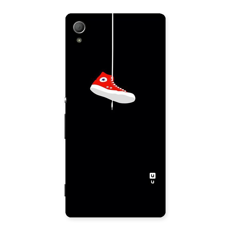 Red Shoe Hanging Back Case for Xperia Z3 Plus