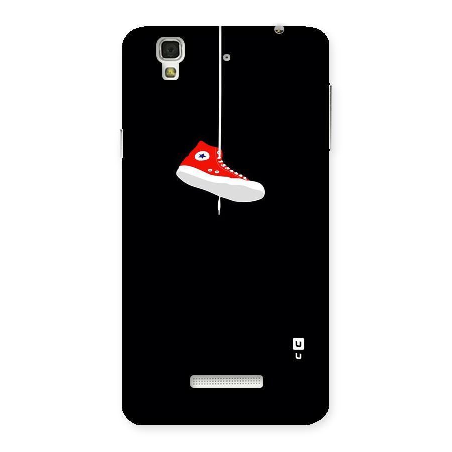 Red Shoe Hanging Back Case for YU Yureka Plus