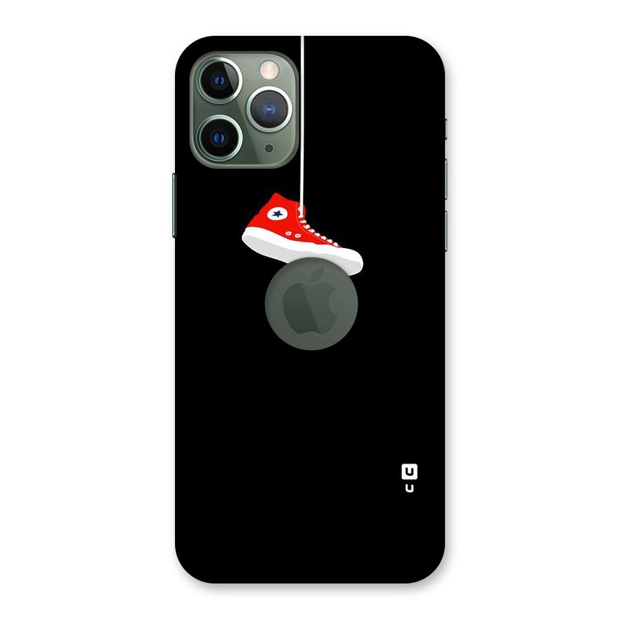 Red Shoe Hanging Back Case for iPhone 11 Pro Logo  Cut