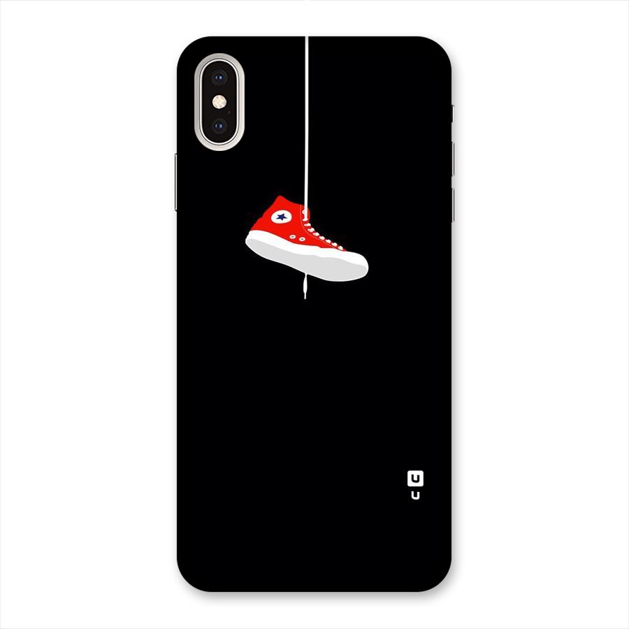 Red Shoe Hanging Back Case for iPhone XS Max