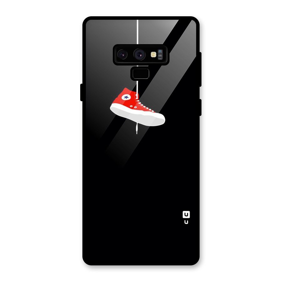 Red Shoe Hanging Glass Back Case for Galaxy Note 9