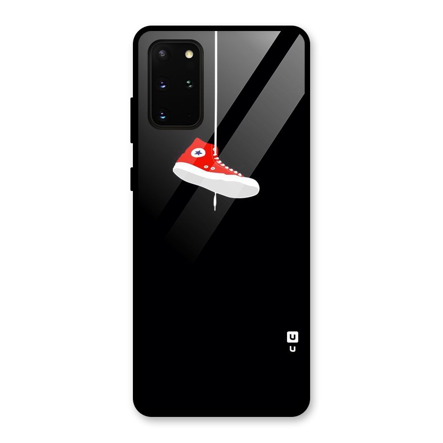 Red Shoe Hanging Glass Back Case for Galaxy S20 Plus