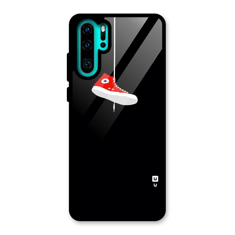 Red Shoe Hanging Glass Back Case for Huawei P30 Pro