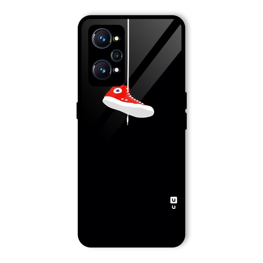 Red Shoe Hanging Glass Back Case for Realme GT 2