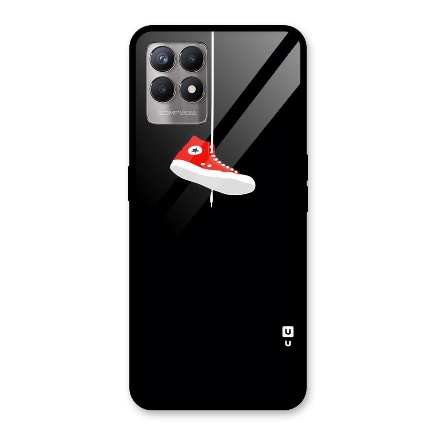 Red Shoe Hanging Glass Back Case for Realme Narzo 50