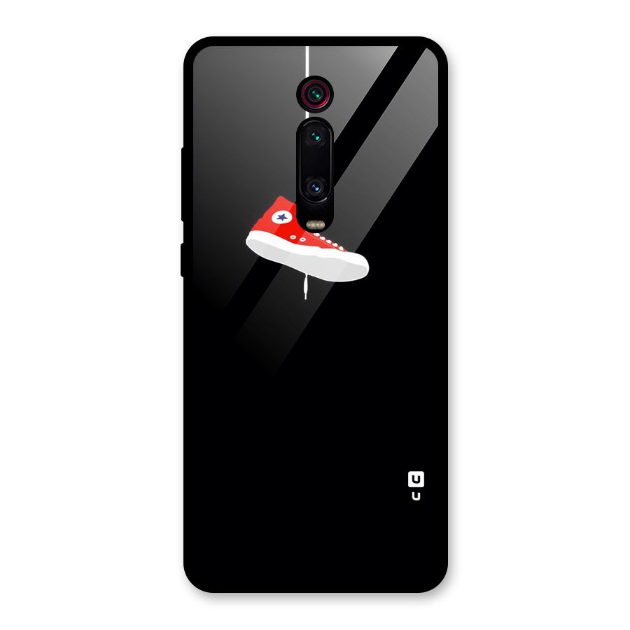 Red Shoe Hanging Glass Back Case for Redmi K20 Pro
