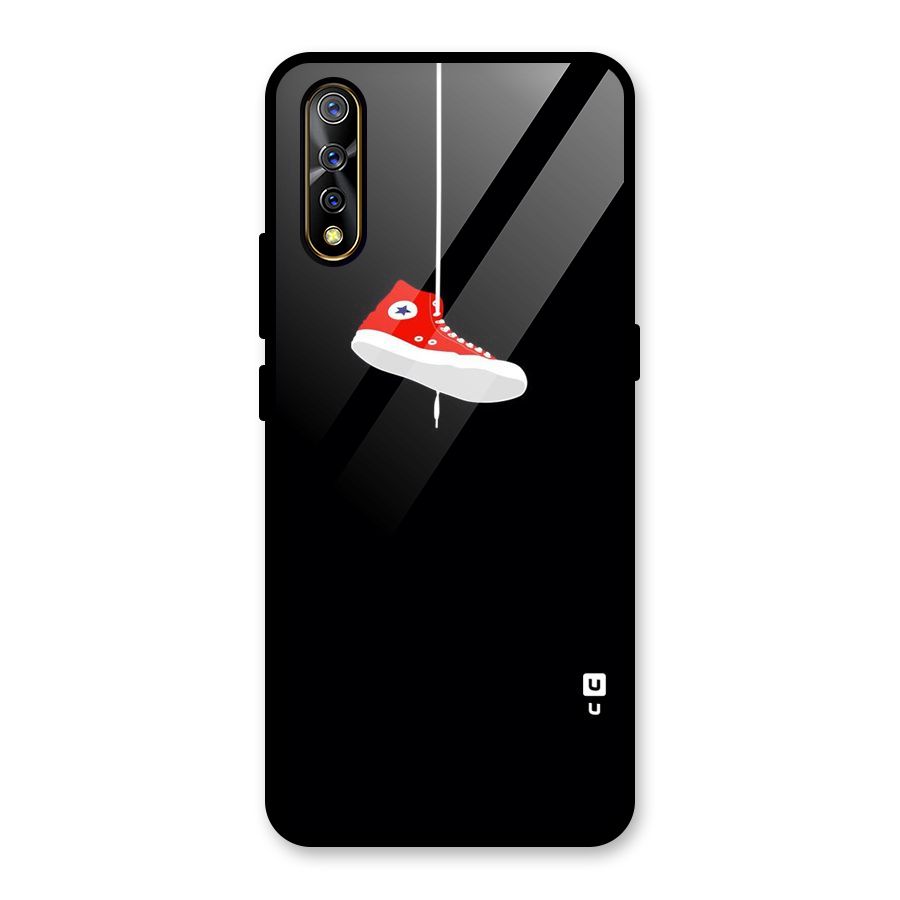 Red Shoe Hanging Glass Back Case for Vivo S1