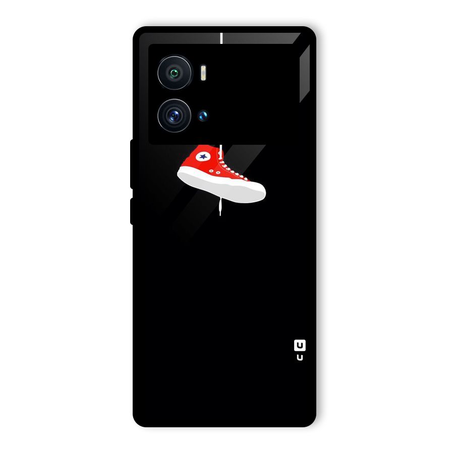 Red Shoe Hanging Glass Back Case for Vivo iQOO 9 Pro