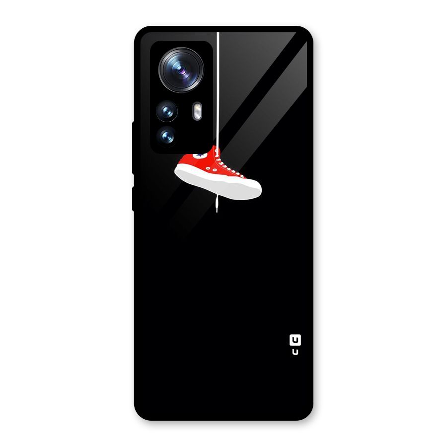 Red Shoe Hanging Glass Back Case for Xiaomi 12 Pro