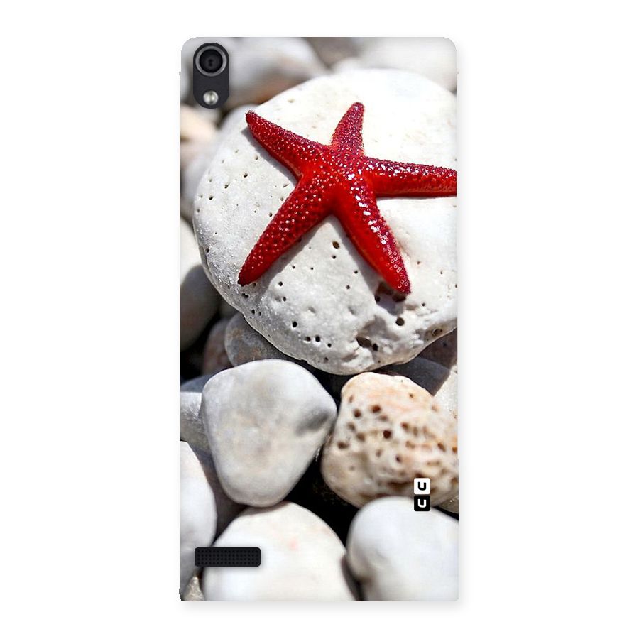 Red Star Fish Back Case for Ascend P6