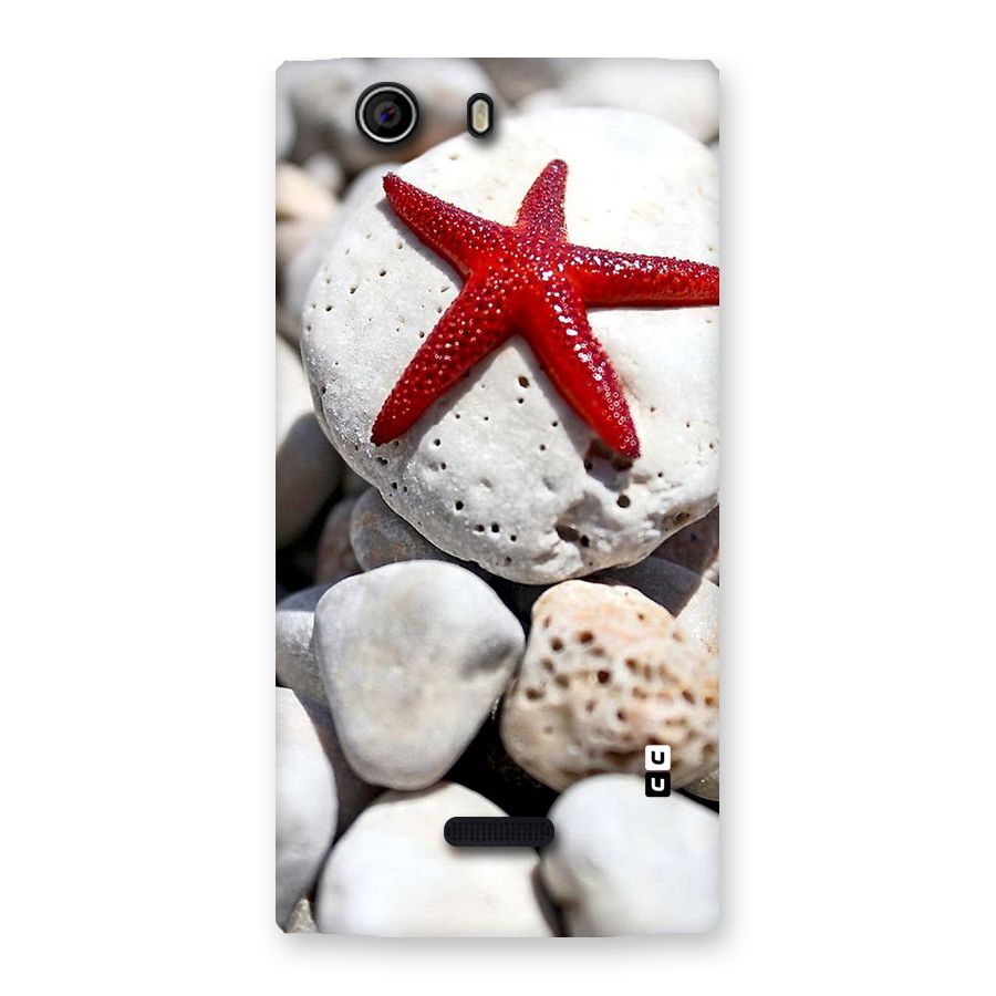 Red Star Fish Back Case for Canvas Nitro 2 E311