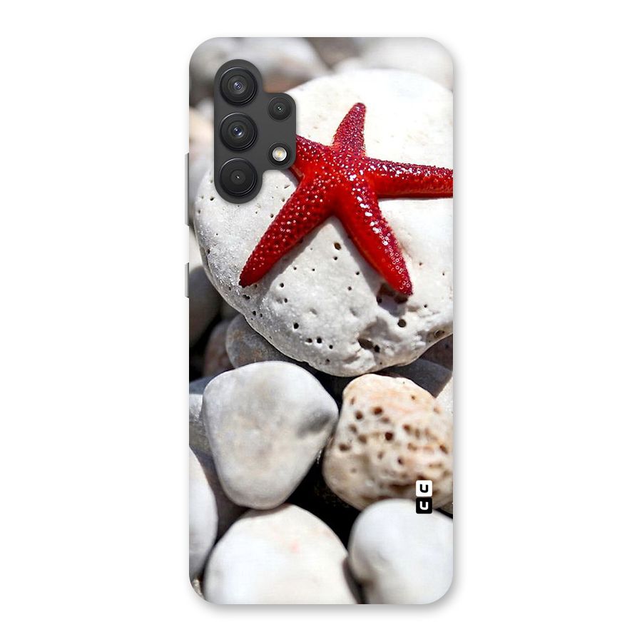 Red Star Fish Back Case for Galaxy A32