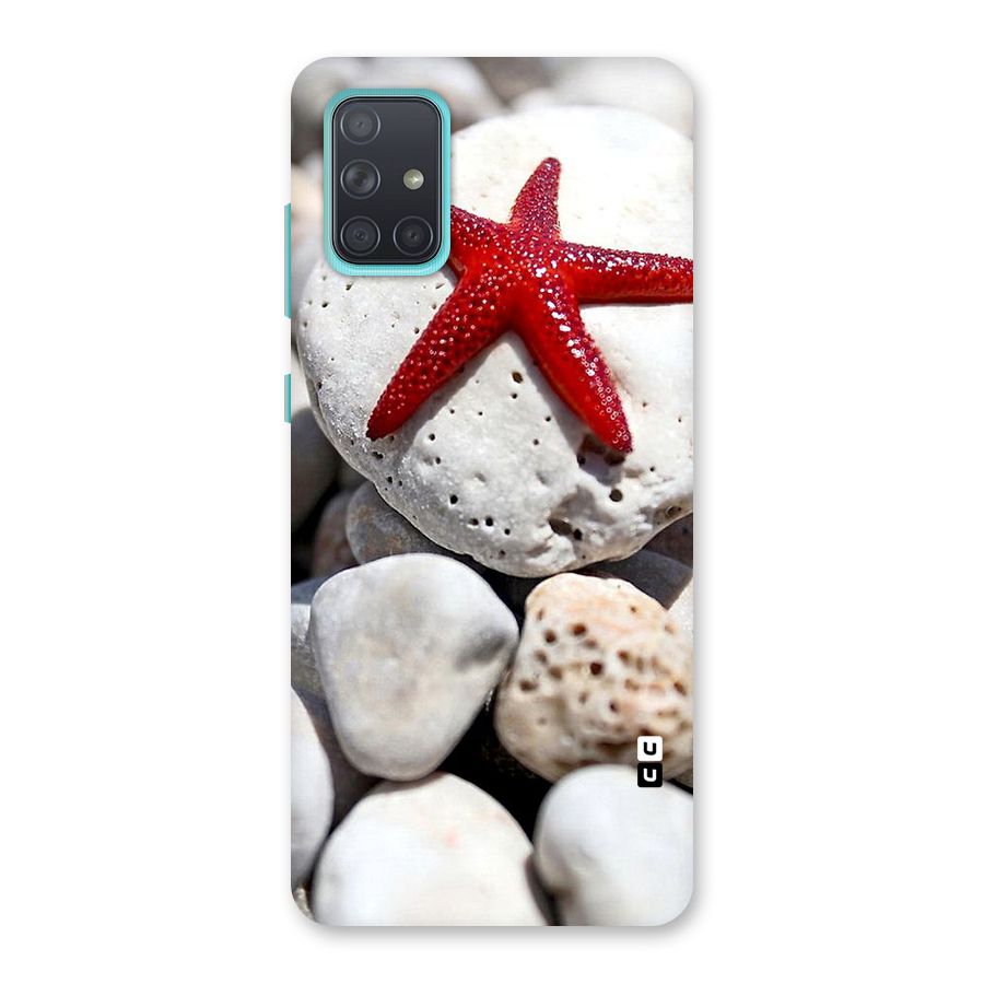 Red Star Fish Back Case for Galaxy A71
