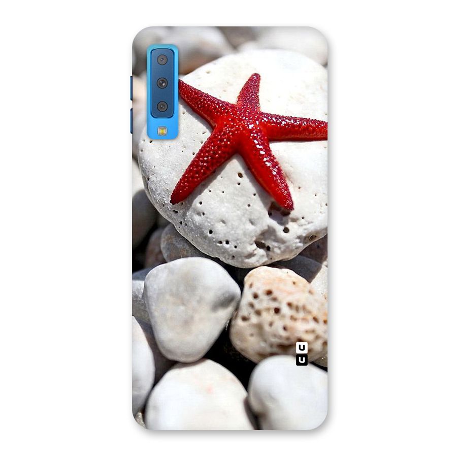 Red Star Fish Back Case for Galaxy A7 (2018)