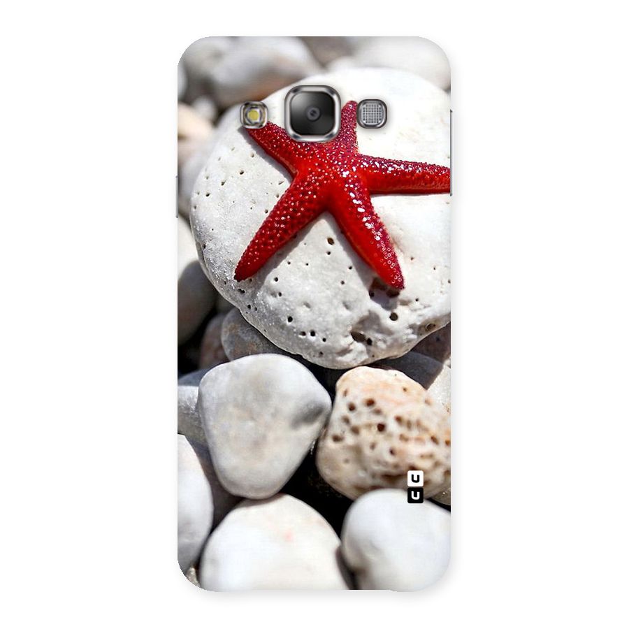Red Star Fish Back Case for Galaxy E7