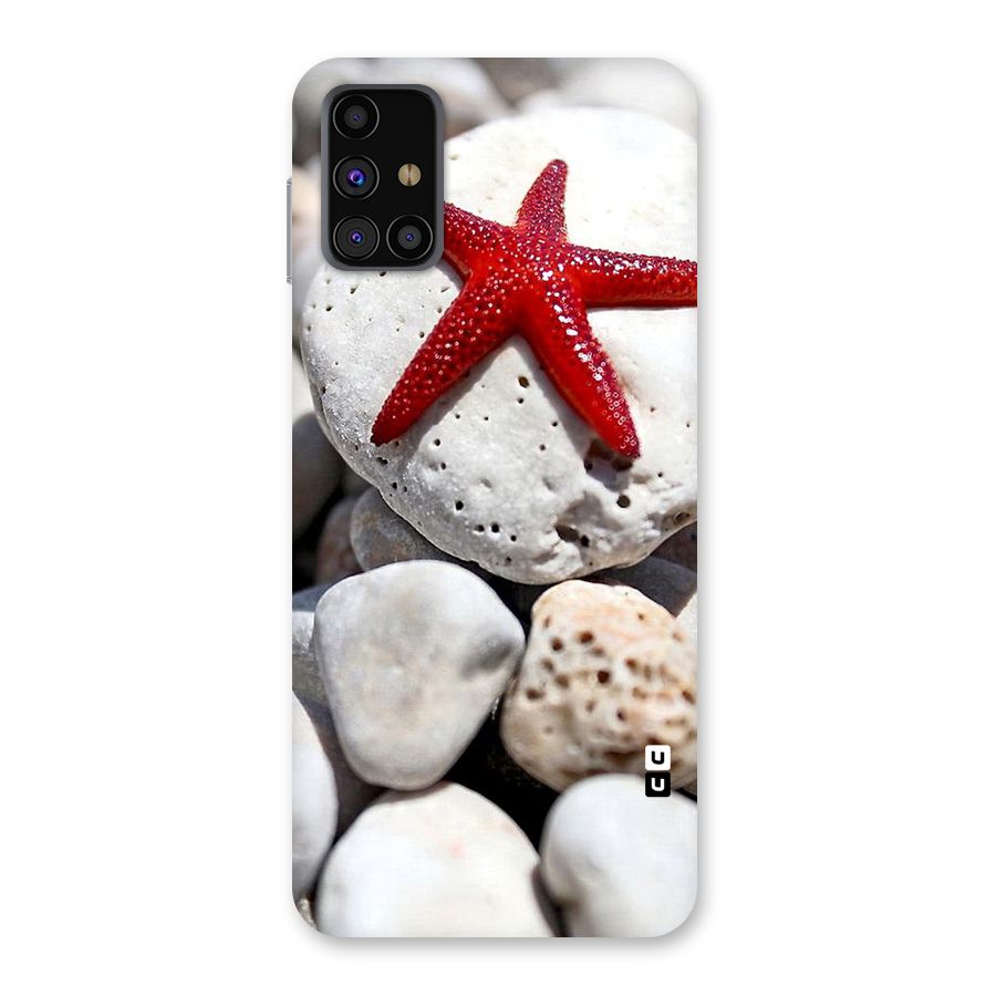 Red Star Fish Back Case for Galaxy M31s