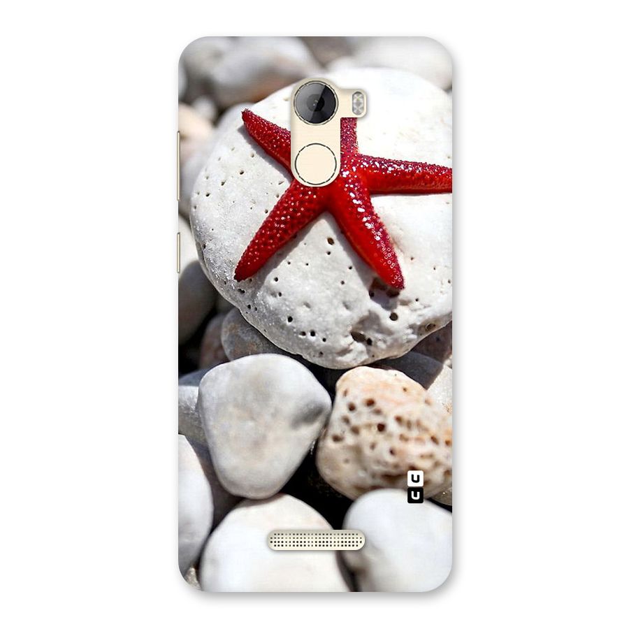 Red Star Fish Back Case for Gionee A1 LIte