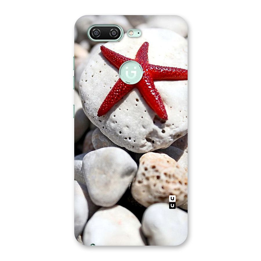Red Star Fish Back Case for Gionee S10