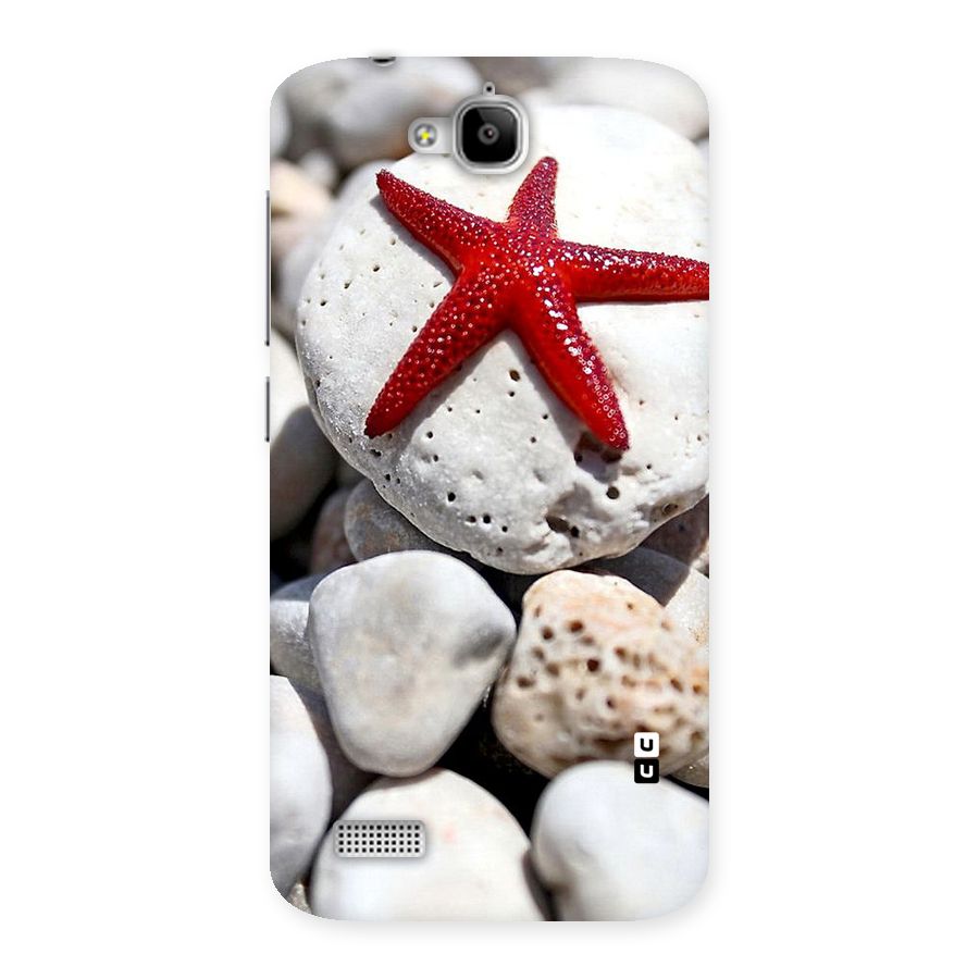 Red Star Fish Back Case for Honor Holly