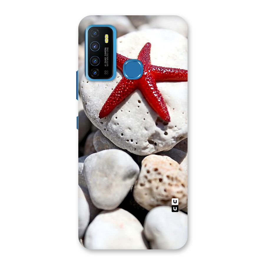 Red Star Fish Back Case for Infinix Hot 9