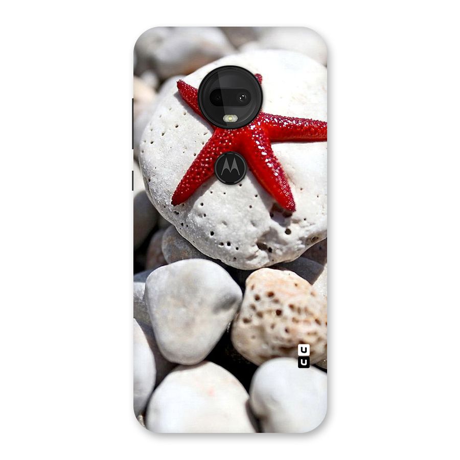 Red Star Fish Back Case for Moto G7