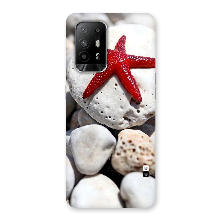 Red Star Fish Back Case for Oppo F19 Pro Plus 5G