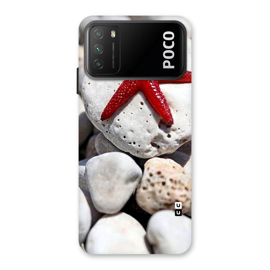 Red Star Fish Back Case for Poco M3