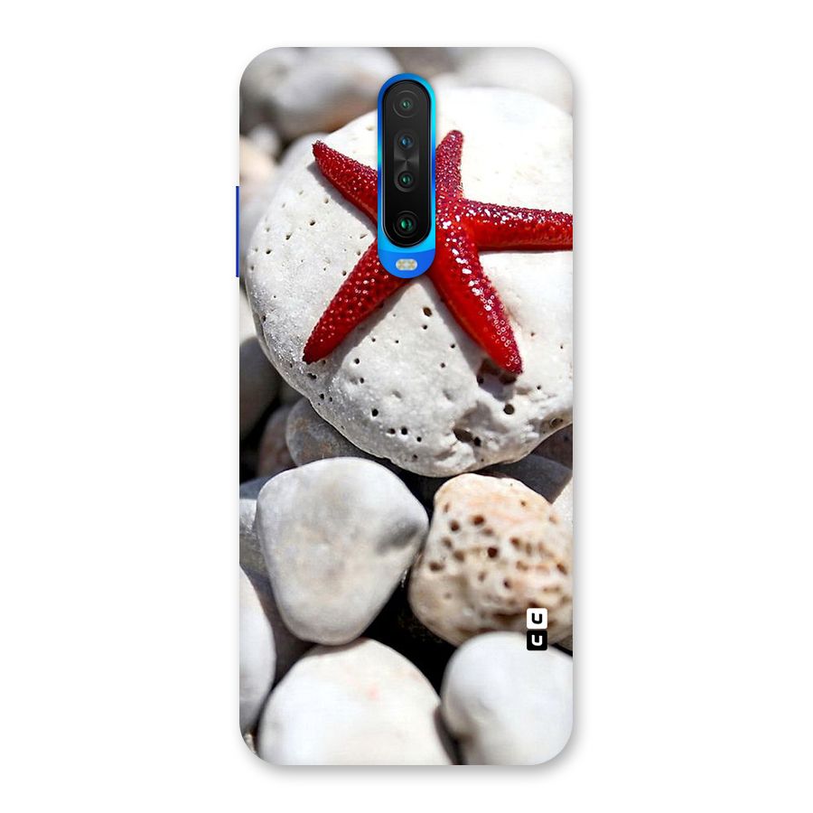 Red Star Fish Back Case for Poco X2