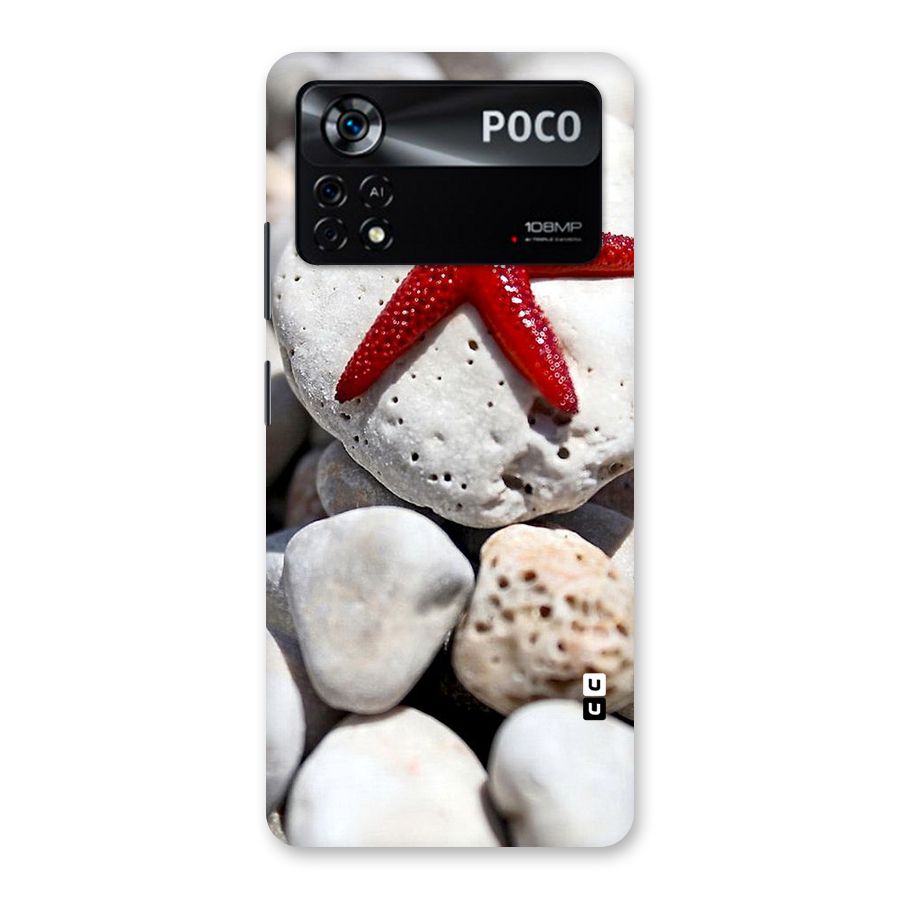 Red Star Fish Back Case for Poco X4 Pro 5G