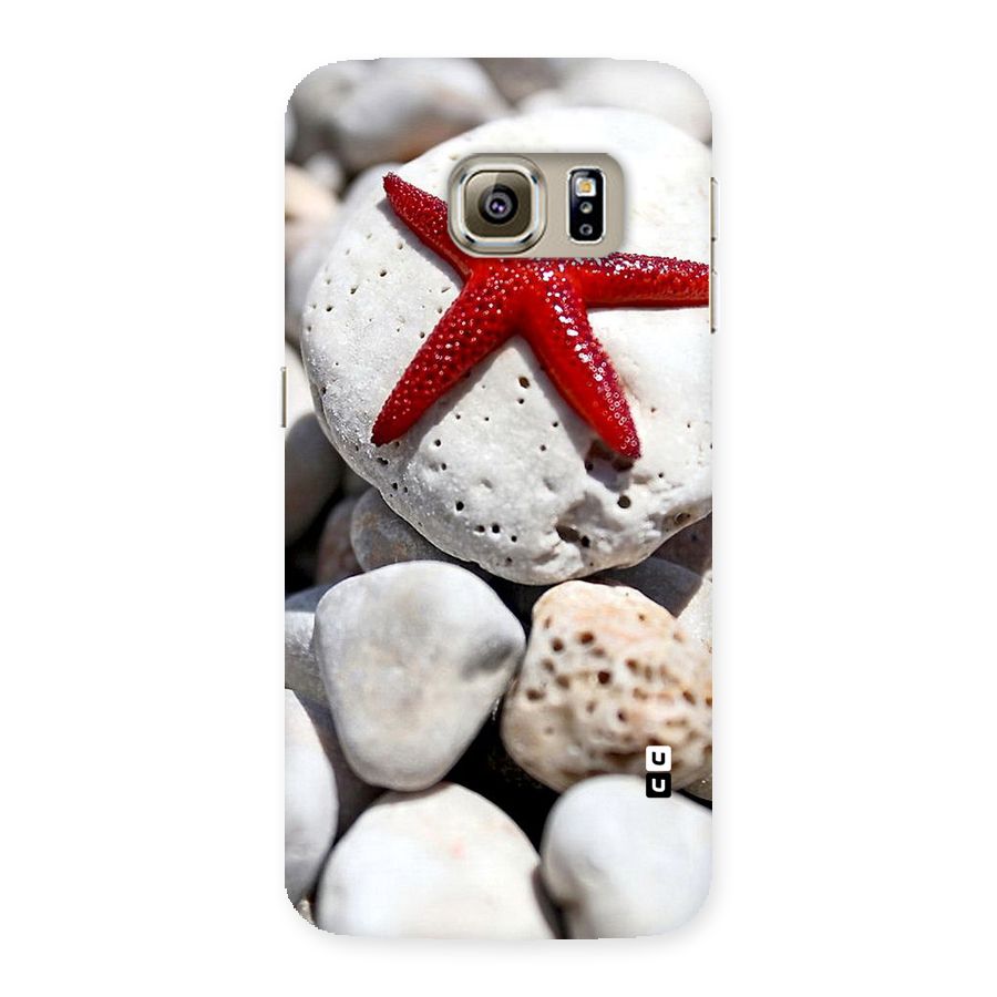 Red Star Fish Back Case for Samsung Galaxy S6 Edge