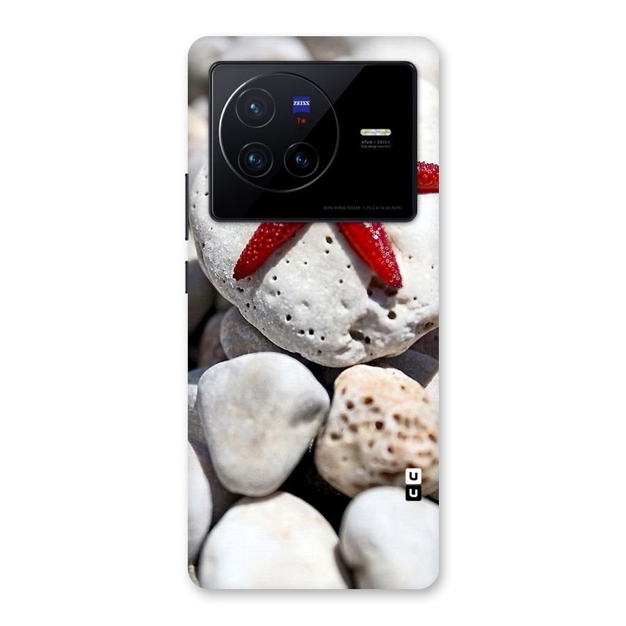 Red Star Fish Back Case for Vivo X80