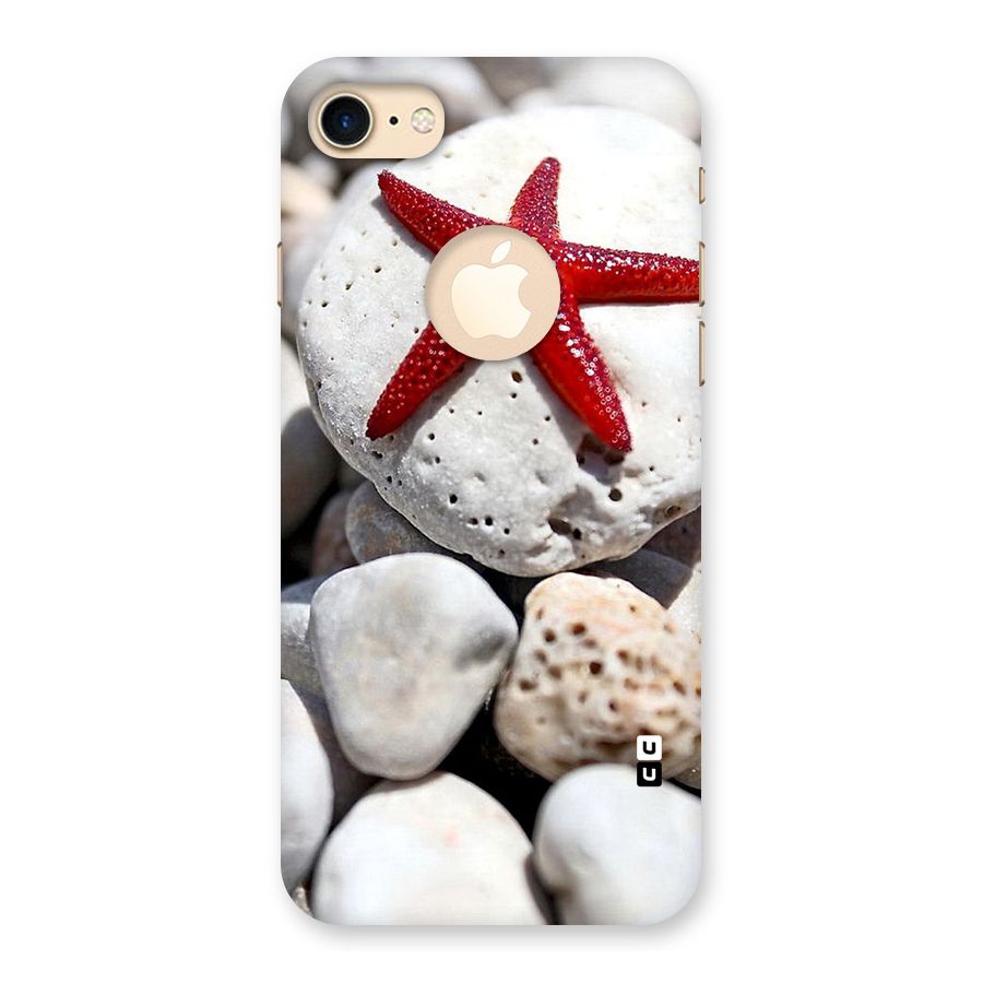 Red Star Fish Back Case for iPhone 7 Logo Cut