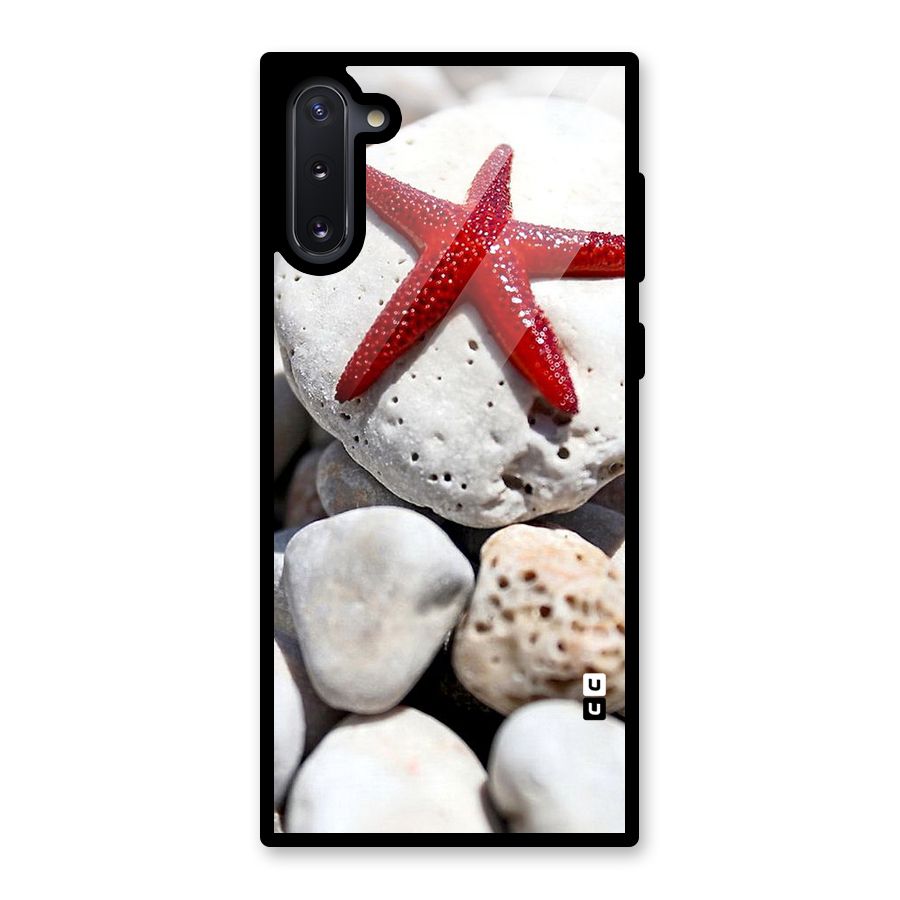 Red Star Fish Glass Back Case for Galaxy Note 10