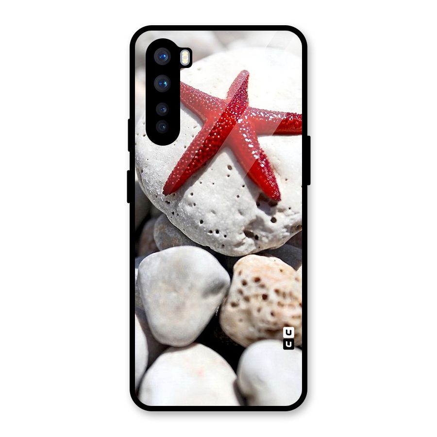 Red Star Fish Glass Back Case for OnePlus Nord