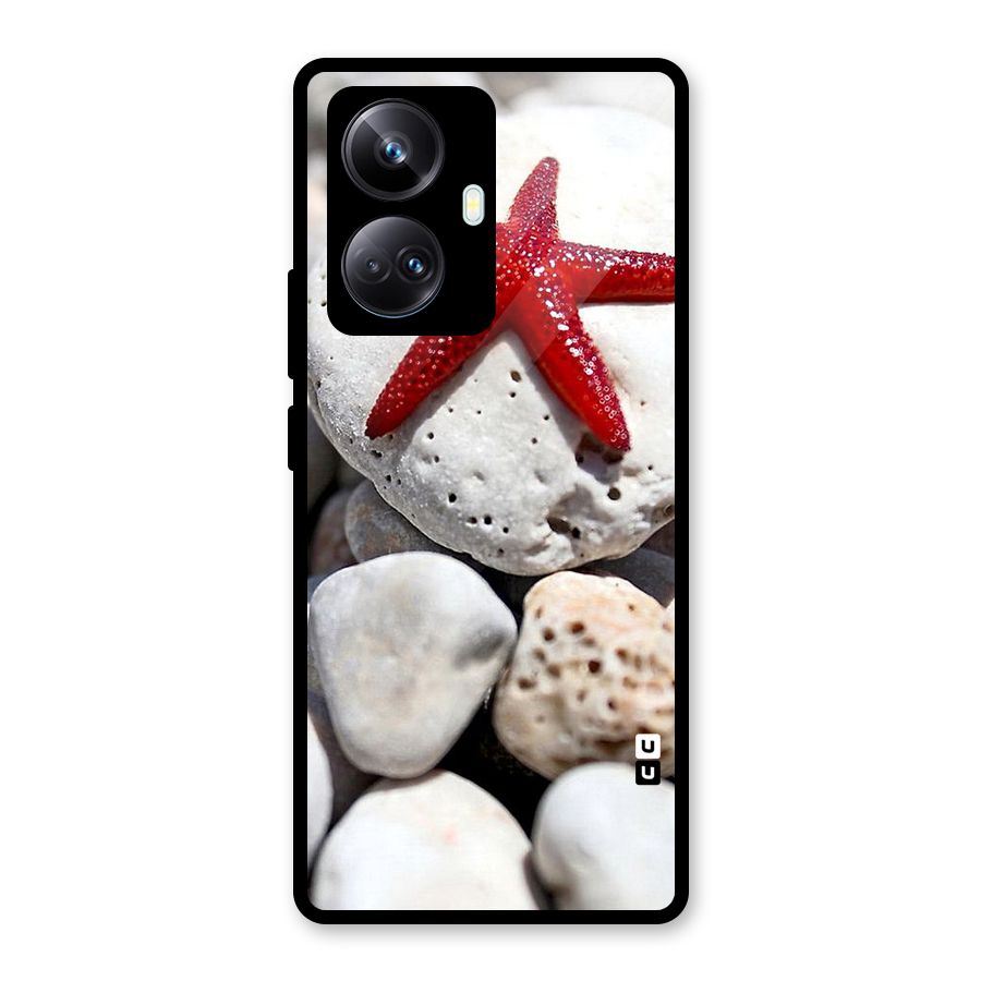 Red Star Fish Glass Back Case for Realme 10 Pro Plus
