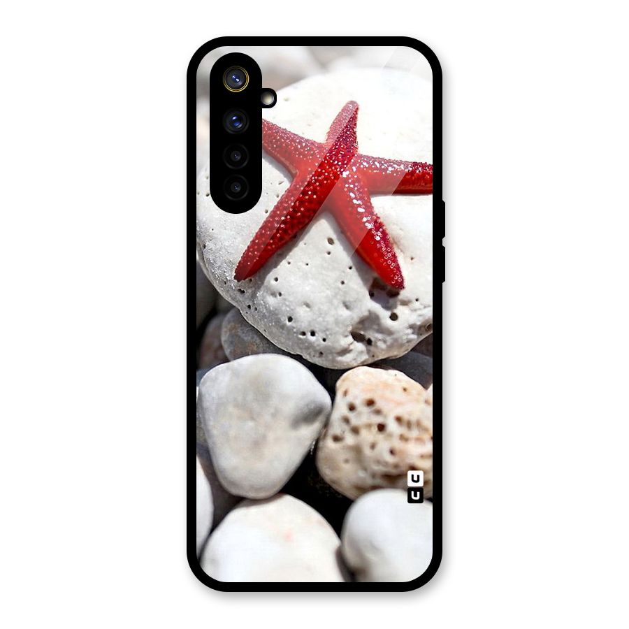 Red Star Fish Glass Back Case for Realme 6i