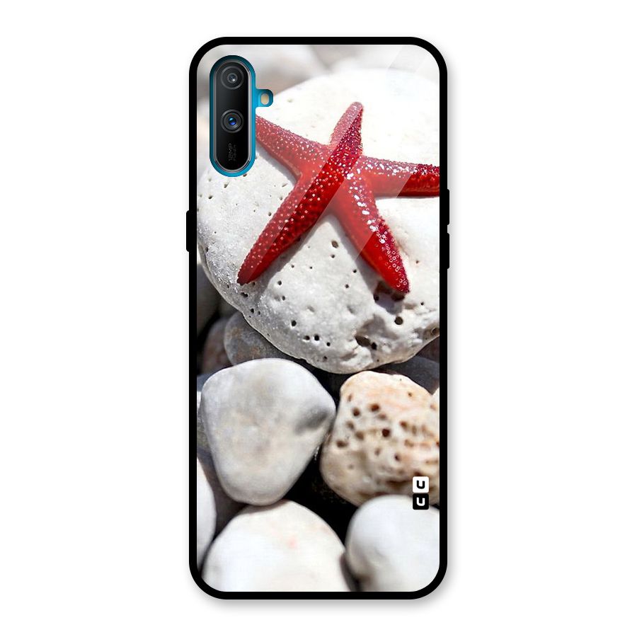 Red Star Fish Glass Back Case for Realme C3